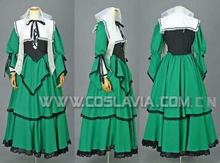 皇冠漫谈社 cosplay服装定做翠星石蔷薇少女套装套裙COS服