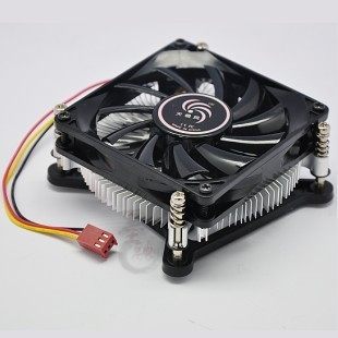 天极风1U散热器CPU风扇服务器HTPC小机箱一体机专用1150/1151铜芯