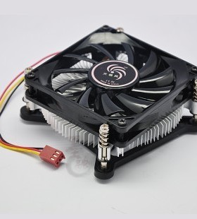 天极风1U散热器CPU风扇服务器HTPC小机箱一体机专用1150/1151铜芯