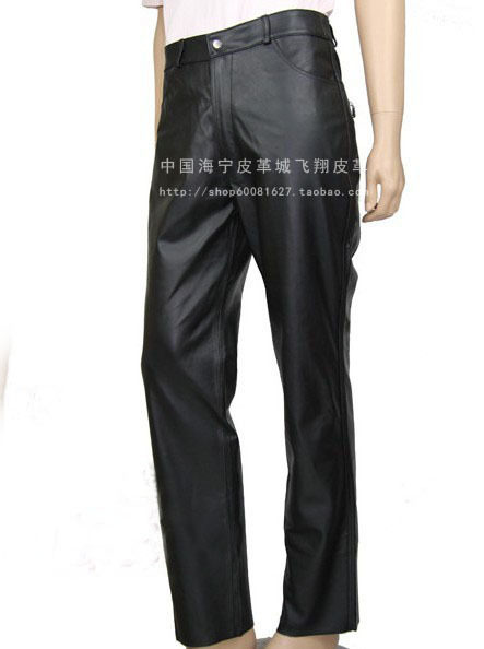 Pantalon cuir homme droit - Ref 1492350 Image 3
