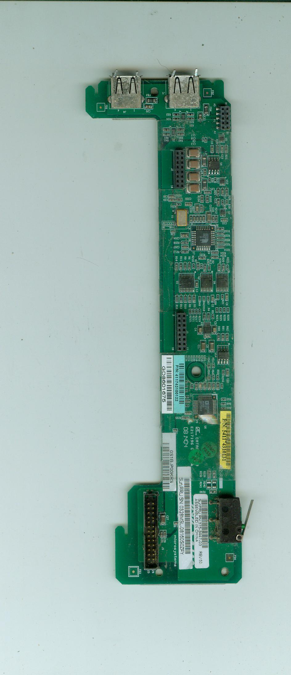 375-3447-03， IO板Front I/O Board 控制板/接口板 电脑硬件/显示器/电脑周边 其它电脑周边 原图主图