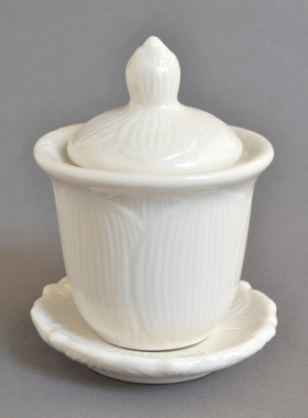 供杯佛前圣水杯陶瓷莲花净水瓶