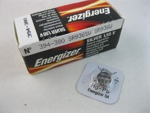 美国ENERGIZER劲量纽扣电池 394 380 SR936SW SR936W瑞士手表电池