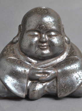 仿古风静坐陶瓷摆件工艺品小佛像