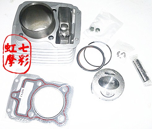 摩托车套缸珠江幸福CG125发动机挺杆机太子三轮150C套缸活塞环