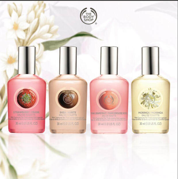 香港代购 the body shop美体小铺 花果香淡香水系列10种可选30ml