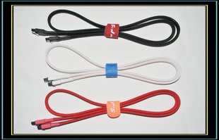 精工包三丝加密蛇皮网UV双SATA1M长铁扣红色数据线特价