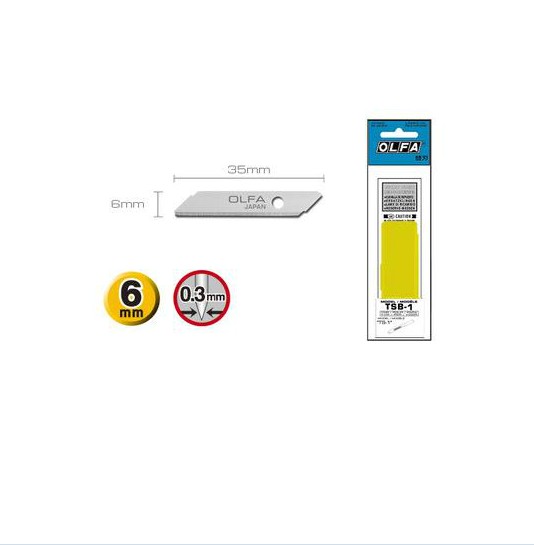 正品日本进口OLFA美工刀片TSB-1XB209用于剪報刀TS-1