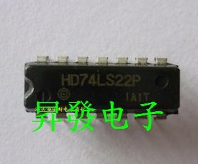 〖昇發电子〗全新 74LS22 HD74LS22P  直插DIP