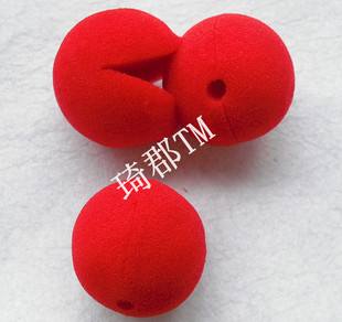 红鼻子小丑装扮小丑鼻子 海绵小丑鼻子小丑红鼻子