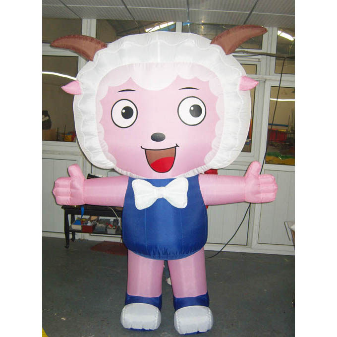 充气喜洋洋卡通 美羊羊吉祥物 充气模型 充气卡通 灰太狼充气卡通