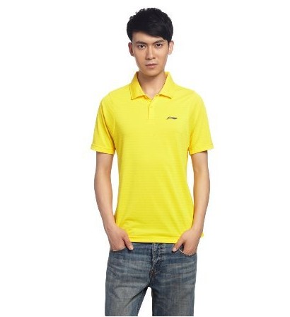 Polo sport homme LINING APLH075-3 - Ref 551755 Image 1