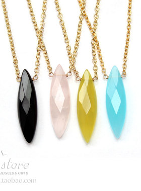 dogeared㊣停产项链/黑玛瑙玫瑰