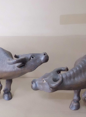 石湾公仔风水招财浴室客厅桌面