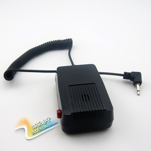 车载扩音器喊话器3.5粗插头单声道专用小话筒《和耳机插头一样粗