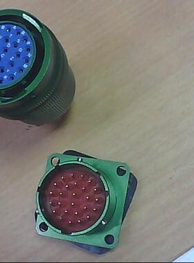 现货供应航空插头26芯 Y50EX-1626TK2 Y50EX-1626ZJ10 氧化军绿色