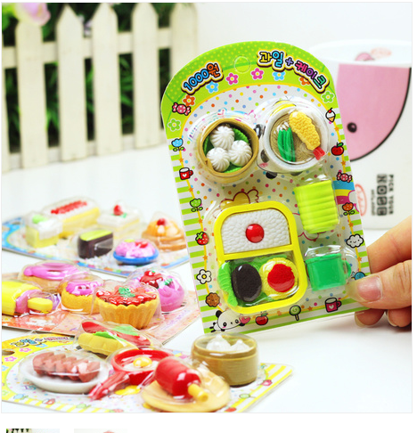 韩国文具 可爱点心造型橡皮擦套装 学习用品 学生奖品批发|msdalam kategori Kamus elektronik/buku kertas elektronik/alat tulis, bekalan sekolah setiap hari, pemadam - dari Buy2taobao.com untuk memberikan perkhidmatan ejen Taobao profesional membeli