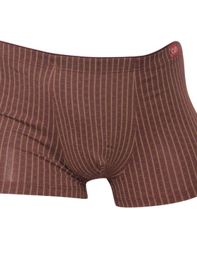 创雅诺34032 男士弹力 U凸贴身舒适平角裤 内裤 青年潮裤大码短裤