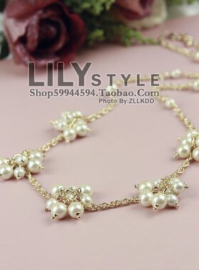 七夕礼物高档仿珍珠短项链