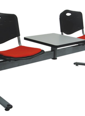 多功能办公座谈茶几洽谈椅休闲等候桌椅公共排椅两椅一桌软垫扶手