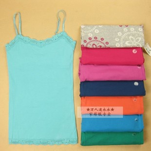 打底吊带衫 外贸全棉吊带背心女夏长款 打底背心女式 春夏季 背心