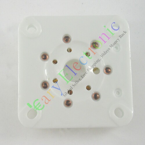 七脚管座GZC7-C陶瓷平板镀银适6C33 FU29 FU19 FU32 FU30等电子管