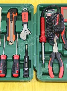 江苏省著名商标《鑫达工具》24PCS高档实用型电讯组合工具