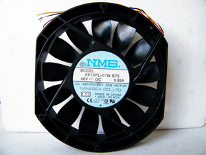 日本NMB 48V 0.85A 17CM 大功率 铸铝散热风扇 5910PL-07W-B75