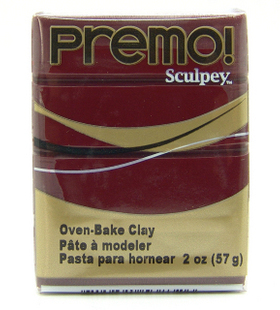 PE02-5383 Premo 模型手办软陶粘土（深红色）
