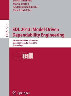 【预订】SDL 2013: Model Driven Dependability...