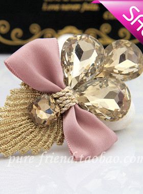 满58包邮】韩国正品 水晶 she's品质 发饰头饰鸭嘴夹弹簧发夹子批