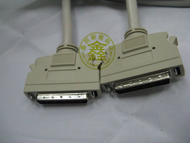 SCSI线 SCSI-Ⅱ HPDB50公对公 DB50M/M 1.5米 贝吉色 50pin 成型