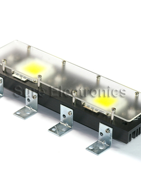 10W20W大功率LED灯铝散热器 黑色氧化50孔送亚克力板螺丝 精品