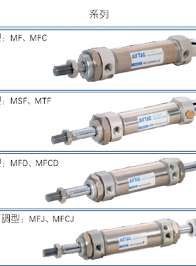 MI/MIC/MID/MIJ20/25/32*75-30/20/50-S可调/缓冲/双出杆气缸