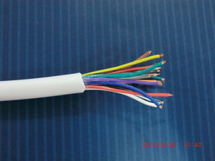电线电缆 0.2平方 7芯软护套线 RVV7X0.2信号线电源线纯铜