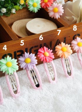 女宝宝发饰头花婴儿发绳儿童发卡漂亮花色公主小夹子皮筋小女孩