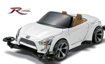 天地模型 田宫四驱车 18081 VS底盘 白色开蓬跑车