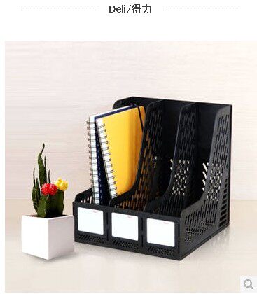 Deli/ Effective 9845 File basket Triple document holder Data Frame File Block Three columns Economic type filein the Electronic Dictionary/Electronic paper book/Stationery , Shelves/Display items , File Block/Document holder/File box  category - from Buy2taobao.com to provide professional Taobao agent buy service
