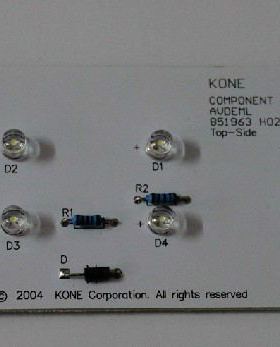 通力KONE电梯应急照明灯电子板KM851960/A4J13965 A2/851963