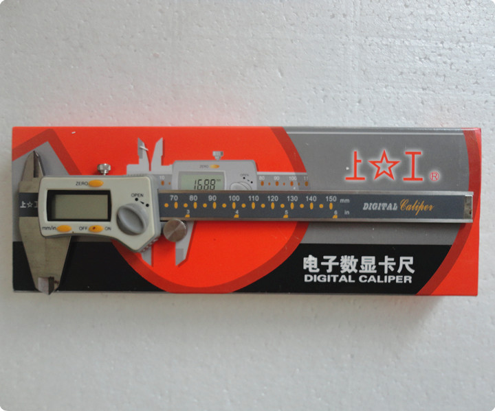 本店供应出售 量具 上工不锈钢电子数显卡尺0-150mm图片