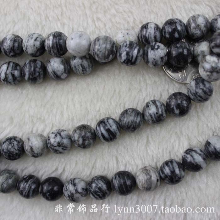diy天然半成品40cm散珠