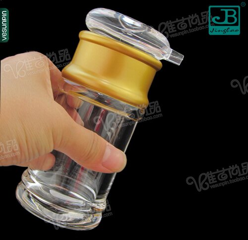 厨房餐厅透明塑料储物罐酱油瓶
