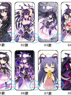 适用华为R9红米note4约会大作战夜刀神十香魅族MX6P9手机壳小米5o