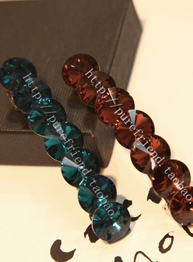 满58包邮】韩国正品 甜美糖果色she's品质 发饰头饰弹簧发夹子