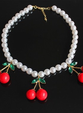 韩国进口杂志款配饰珍珠项链