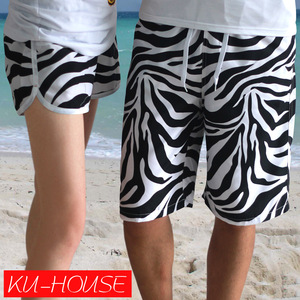 9.9元包邮 ku-house 女式 韩版沙滩裤