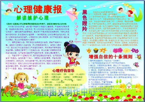 一页word文档A4/A3电子小报成品，