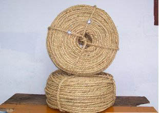 细草绳 干稻草编织草绳子 捆绑树木用 长度100米左右