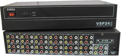 仝丽VSP24(2)音视频分配器2进24出 VSP24II VSP24-2 2切24分屏器