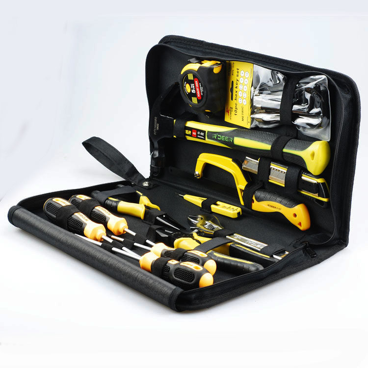 飞鹿 rta-22 22件套工具组合套装 螺丝批 钳 锤 尺 锯 扳手